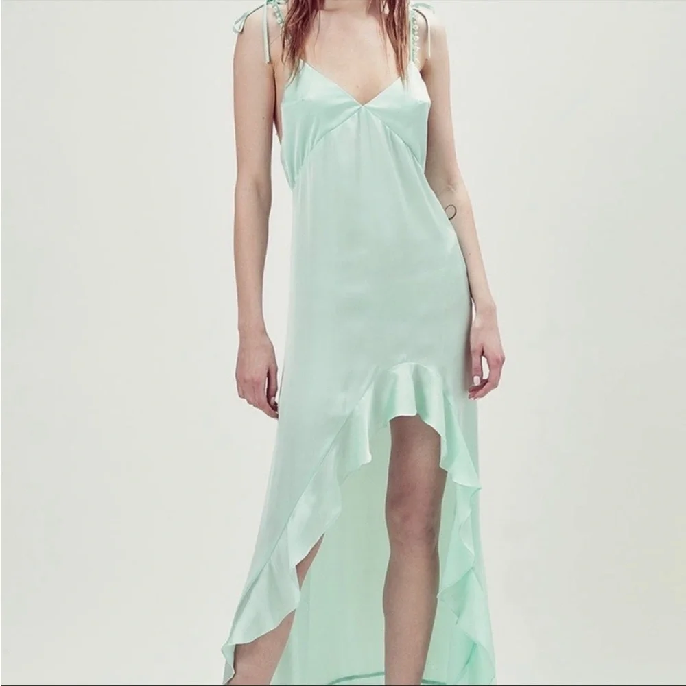 Mint high low For Love and Lemons dress - Picture 1 of 9
